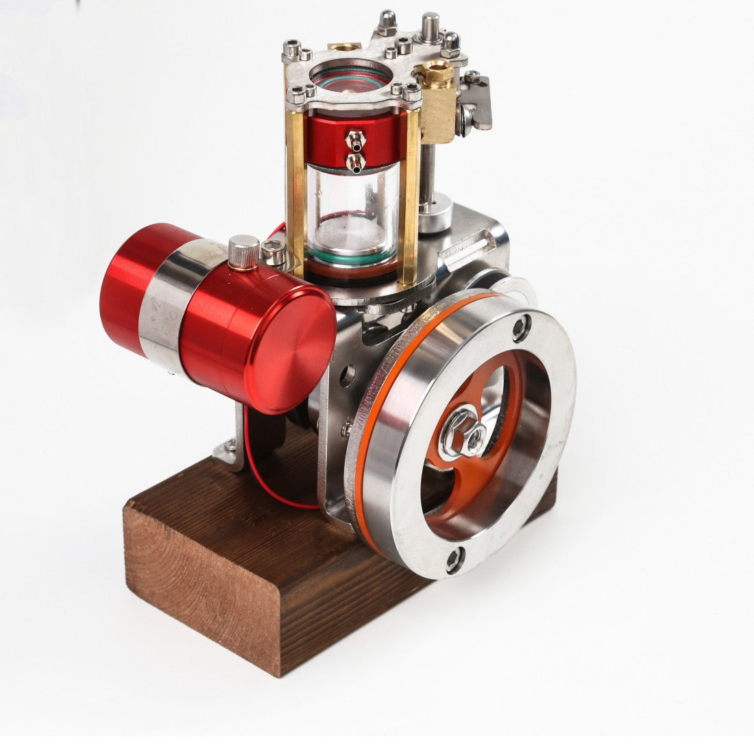 16cc Four-Stroke Water-Cooled Methanol Internal Combustion Engine Model, Educational Display Desktop Model (Assembled)