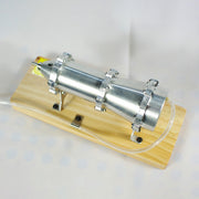 Working Multi-Stage Centrifugal Steam Turbine Model, Alloy External Combustion Engine Demonstration Model for Educational Science Teaching Display - EngineDIY