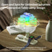 wireless fast charging spiral tree night light – creative desktop lamp, ambient bedroom decor