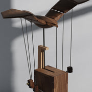 punkbuild wooden mechanical eagle dynamic model