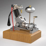 musa hoglet v1 single-cylinder 4-stroke gasoline realistic motorcycle internal combustion engine with kick start