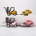rc forklift remote control forklift with flatbed trailer pullback car 1/64 scale 2.4g kids toy