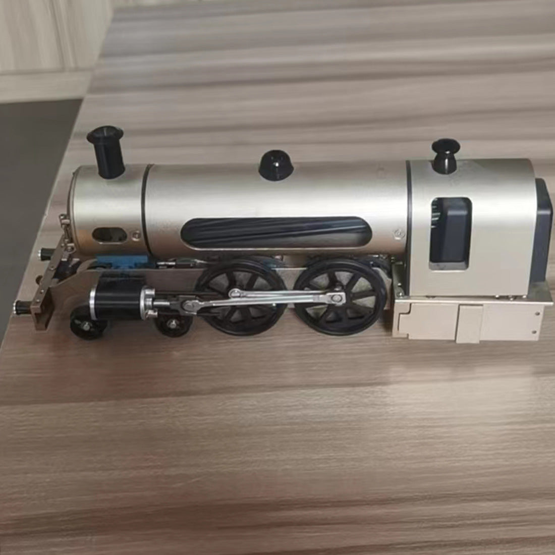 TECHING Metal Steam Train Model that Works-Vehicle Toys Gift Collection - Used(Assembled Version) - Like New