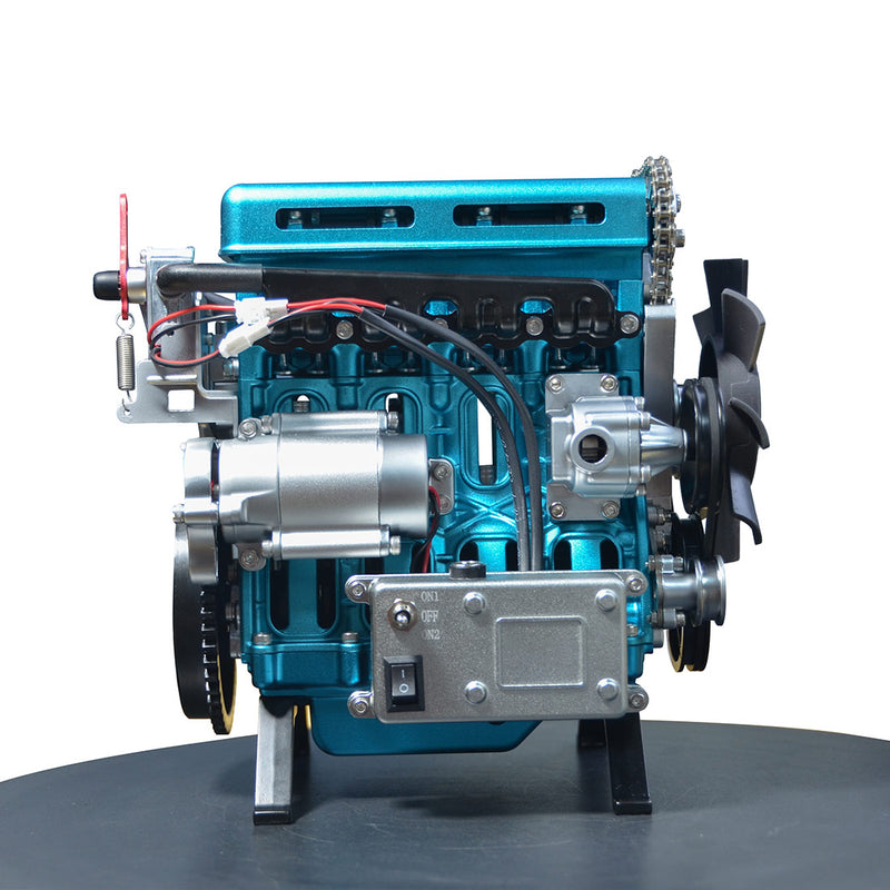 V4 Car Engine Assembly Kit Full Metal 4 Cylinder Car Engine Building Kit - EngineDIY