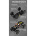 1/24 scale 2.4g full-time 4wd full-proportional rc off-road car rtr version miniature model gifts