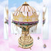 wooden diy dream hot air balloon steampunk music box model kit handcrafted gift