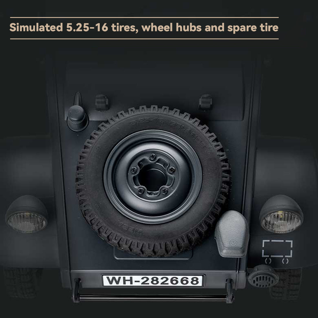 1/12 scale 2.4g type 82 rc barrel vehicle model with 4-wheel independent suspension