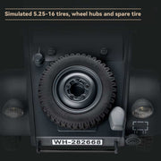 1/12 scale 2.4g type 82 rc barrel vehicle model with 4-wheel independent suspension
