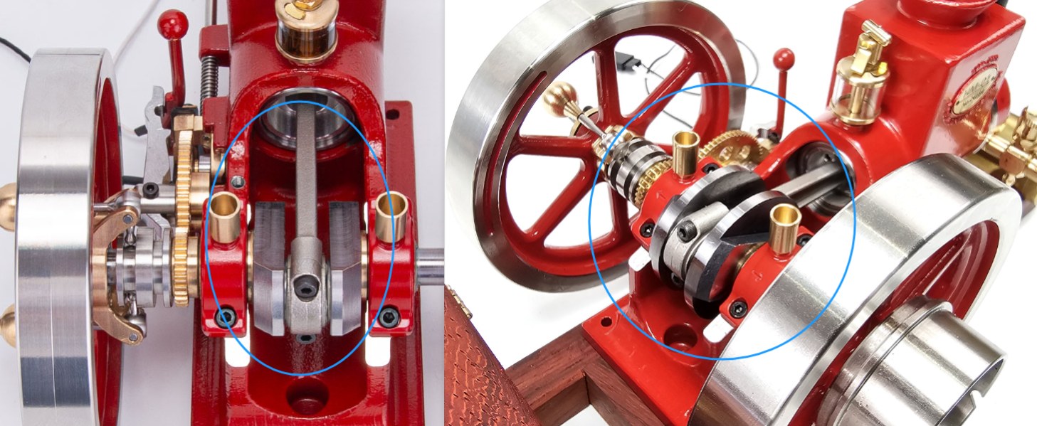 Vilebrequin pour moteur RETROL HM-01 HIT AND MISS