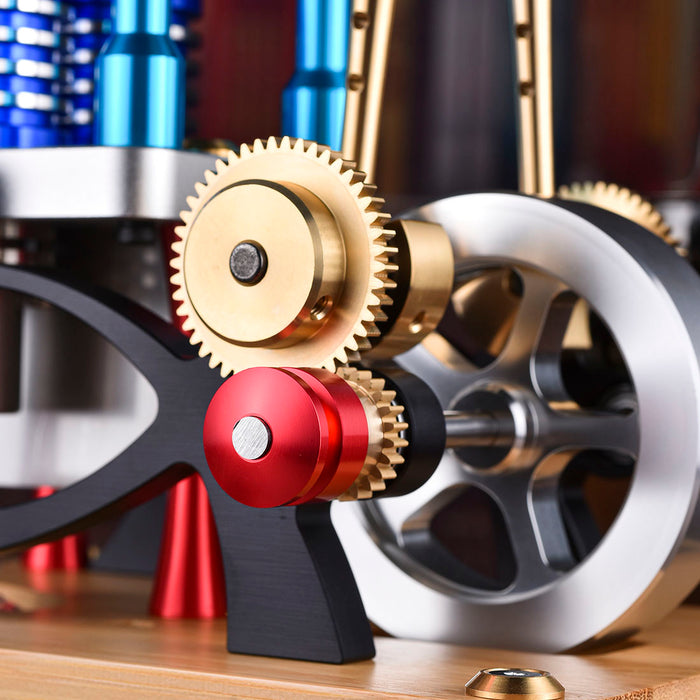 ENJOMOR Alpha Balance Beam Hot Air Stirling Engine Model | EngineDIY