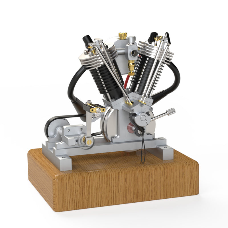 musa hoglet v-twin 4-stroke kick-start gasoline motorcycle engine model