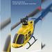 a60 bell206 90-class 2.4g 4ch single rotor flybarless mini rc helicopter model with optical flow altitude hold 1/42 scale