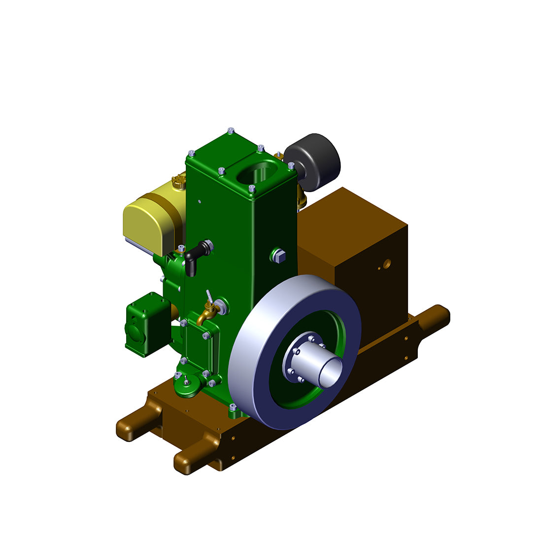 RETROL & OKMO D Type Stationary Miniature Gasoline Internal Combustion Engine Model Centennial Anniversary Edition