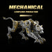 3d full-metal mechanical leopard model kit