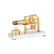 ENJOMOR Robinson Stirling Engine Mini Hot Air Stirling External Combustion Engine STEM Toy (RTR Version) - EngineDIY
