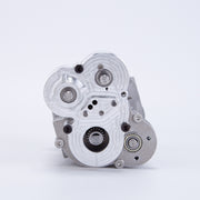 CISON Miniature Simulation Dual Clutch Four Speed Alloy Climbing Rescue Vehicle Gearbox Model Including reverse transmission transfer case engine extension shaft, servo control bracket For CISON inline four-cylinder engine model Professional model car and boat DIY modification parts Enginediy