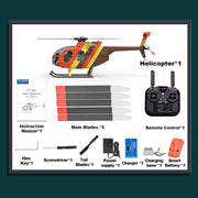 yu xiang f118s mh-6 1/16 scale 250-class little bird fpv rc military helicopter with 5-blade flybarless 6g/3d rtf