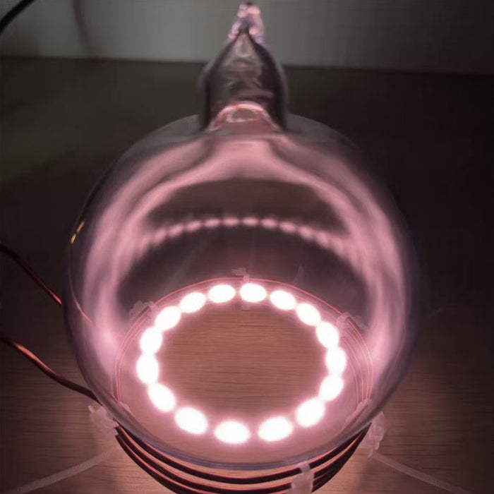Plasma Energy Light Sphere, Magnetic Field Neon Gas Display Lamp Ring Plasma Sphere-Interactive Science Desk Toy