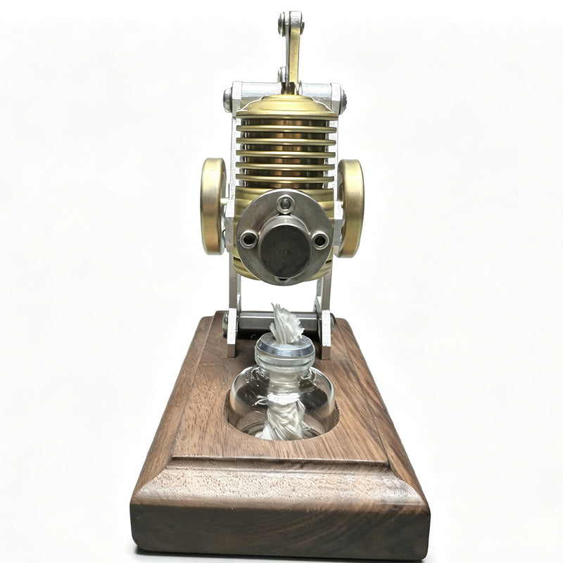 ENJOMOR Metal Twin Flywheel Stirling Engine Model