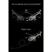 rc era c186s bo105 1/48 scale 2.4g 6ch single-rotor flybarless realistic intelligent rc helicopter model with barometric altitude hold, optical flow positioning, one-key tol & missile mounting rack (rtf)