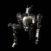 Humanoid-1 3D Metal Future Mech War Machine Model with Articulated Joints & Lights - EngineDIY