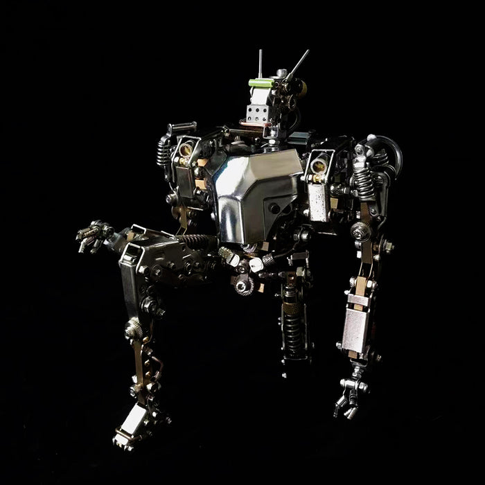 Humanoid-1 3D Metal Future Mech War Machine Model with Articulated Joints & Lights