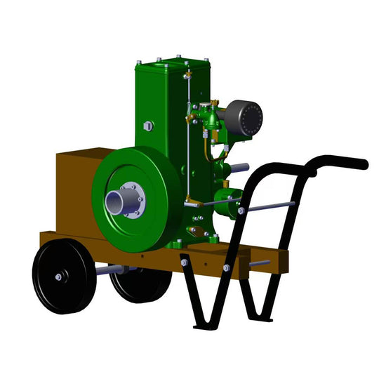 RETROL & OKMO D Type Stationary Miniature Gasoline Internal Combustion Engine Model Centennial Anniversary Edition - EngineDIY