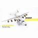 3d metal an-225 mriya aircraft model kit, collectible desktop display for aviation lovers-267pcs