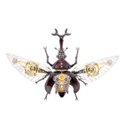 mechanical beetle model kit, steampunk diy metal insect building set (317pcs)