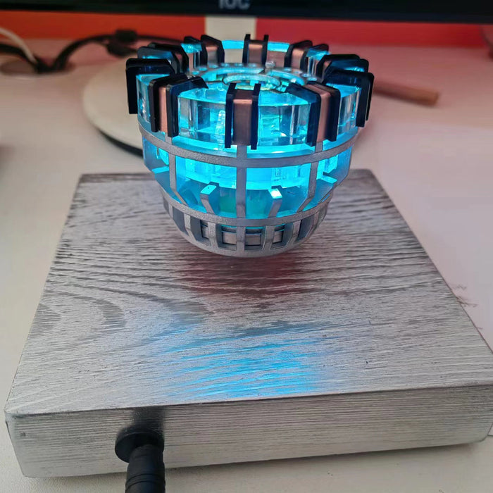 Magnetic Levitation Reactor with Light and Wooden Base Creative Sci-Tech Model