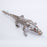 3D Metal Sleeping Crocodile DIY Metal Puzzle Model Kit Mechanical Assembly Crafts 1500+PCS