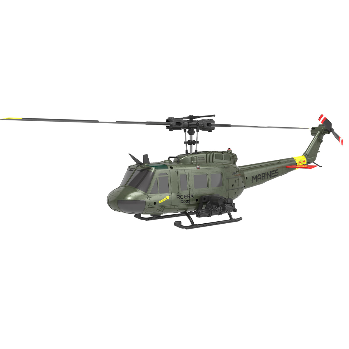 c032 1/48 scale uh-1 huey 2.4g 6ch flybarless rc hlicopter model