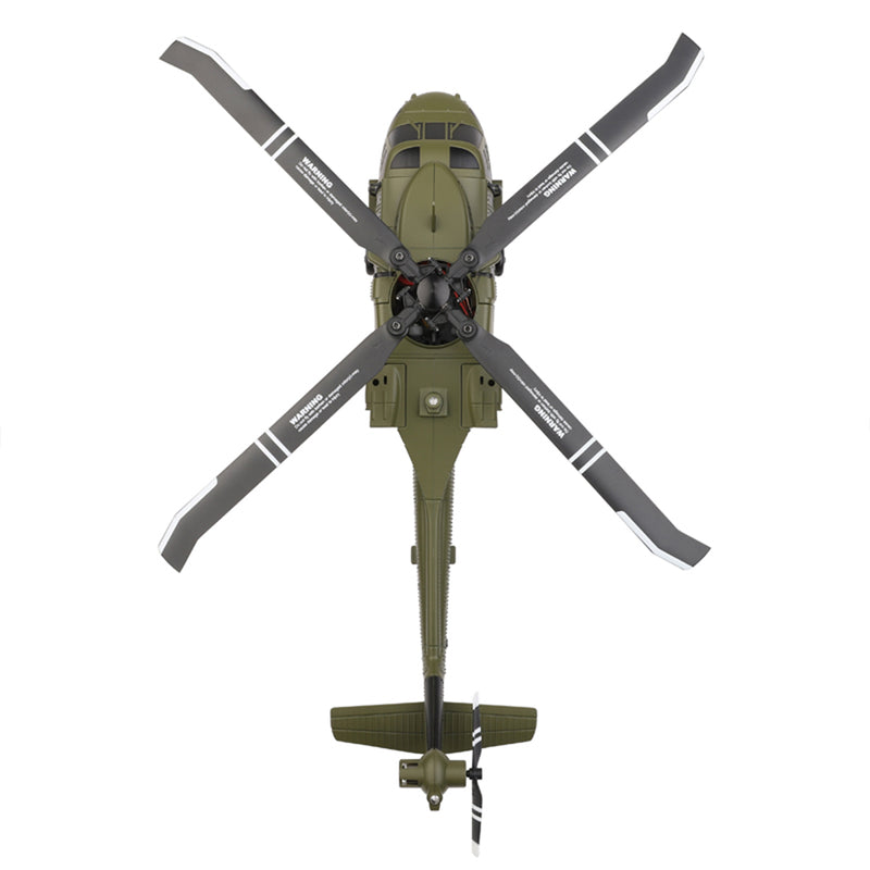 WL K170 Black Hawk UH-60L 170 Size 2.4G 4CH Flybarless RC Helicopter with Adjustable Left and right Hand Throttle (RTF Version)