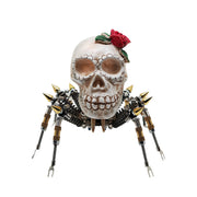 3D Metal Skull Spider Night Light Assembly Model Kit 