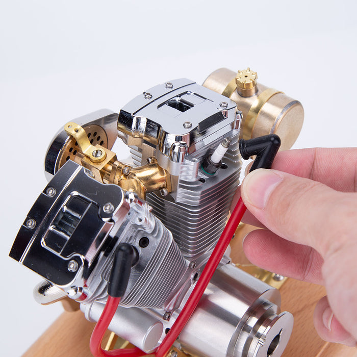 RETROL R34 OHV 4.2CC V-Twin Four-Stroke Gasoline Engine Mini Retro Motorcycle Internal Combustion Engine Model