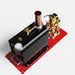 rw-bl1k mini reversible reciprocating single-cylinder live steam engine kit with boiler diy kit