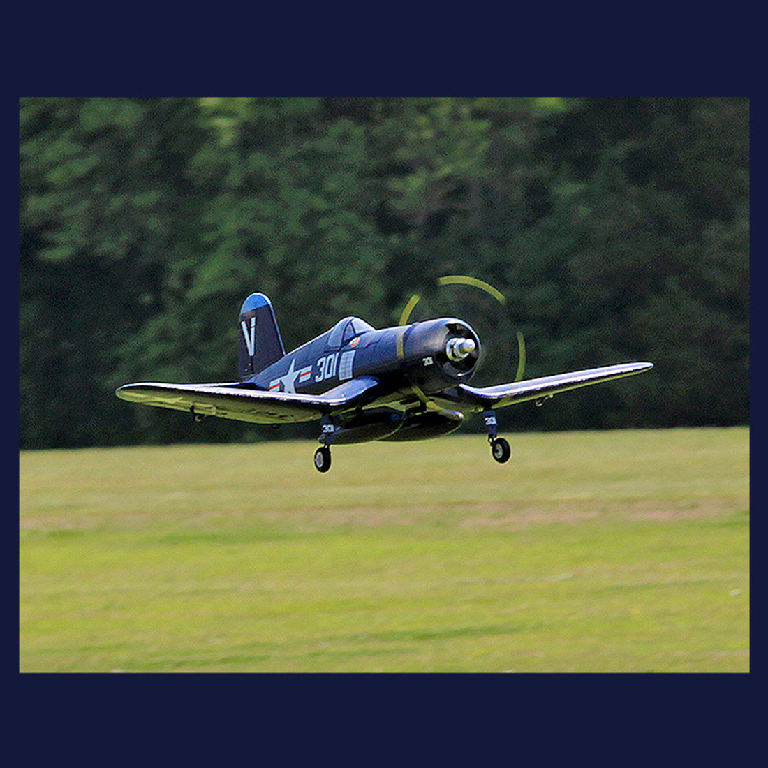 f4u wwii military rc airplane, 2.4g 4ch epp fixed wing scale aircraft, 800mm wingspan with jst connector, no reflex (rtf version)
