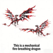3D Metal DIY Mechanical Fire-Breathing Dragon Model Kit, Creative Trendy Display-200+PCS - EngineDIY