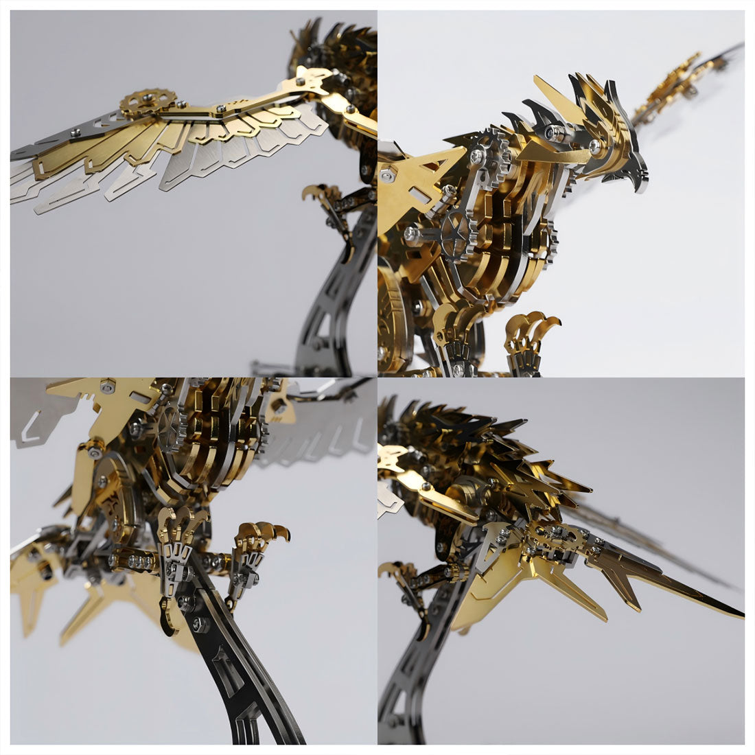 falcon predator 3d metal mechanical bionic assembly model kit