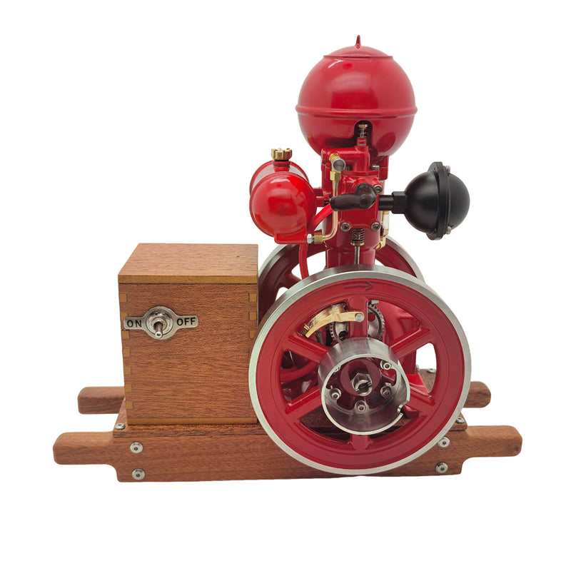 retrol & okmo b01 ball top miniature water-cooled single-cylinder 4-stroke hit and miss gasoline internal combustion engine model