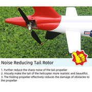 FLISHRC Agusta A109 500-Class RC Helicopter 2.4G 6CH with L7 Flight Controller & 4-Mode GPS Positioning – RTF Version - EngineDIY