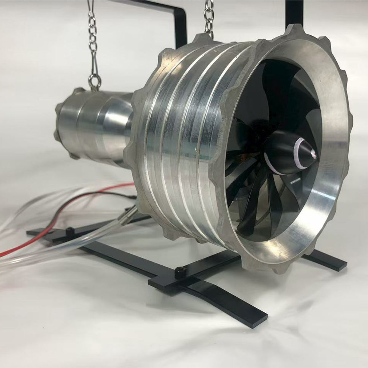 Miniature Turbofan Engine Model Precision-Crafted Removable and Mainta ...
