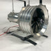 miniature turbofan engine model precision-crafted removable and maintainable jet engine with liquid gas combustion