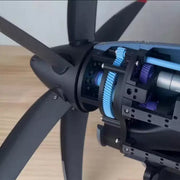 large turboprop engine model -3d printing aircraft (finished model)
