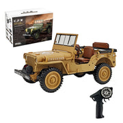 1/14 scale 2.4g u.s. willys rc simulation off-road car model with dual-speed switching