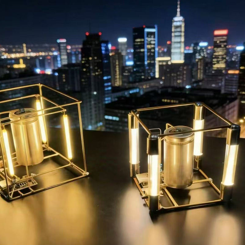 cube-style warm-glow ceramic filament led night light diy kit-enginediy