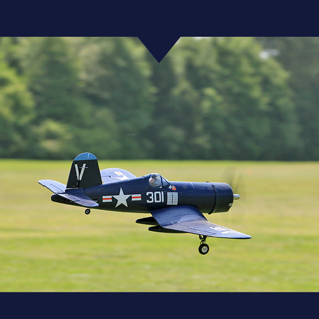 f4u wwii military rc airplane, 2.4g 4ch epp fixed wing scale aircraft, 800mm wingspan with jst connector, no reflex (rtf version)