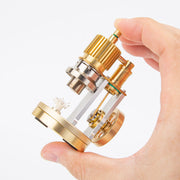 ENJOMOR Ringbom J01 Stirling Engine Miniature Free-piston Hot Air External Combustion Engine Model (Kit Version) - EngineDIY
