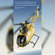 rc era c180 1/25 scale 2.4g 6ch single rotor flybarless rc helicopter model with barometer, tof lidar altitude hold & optical flow positioning (rtf version)