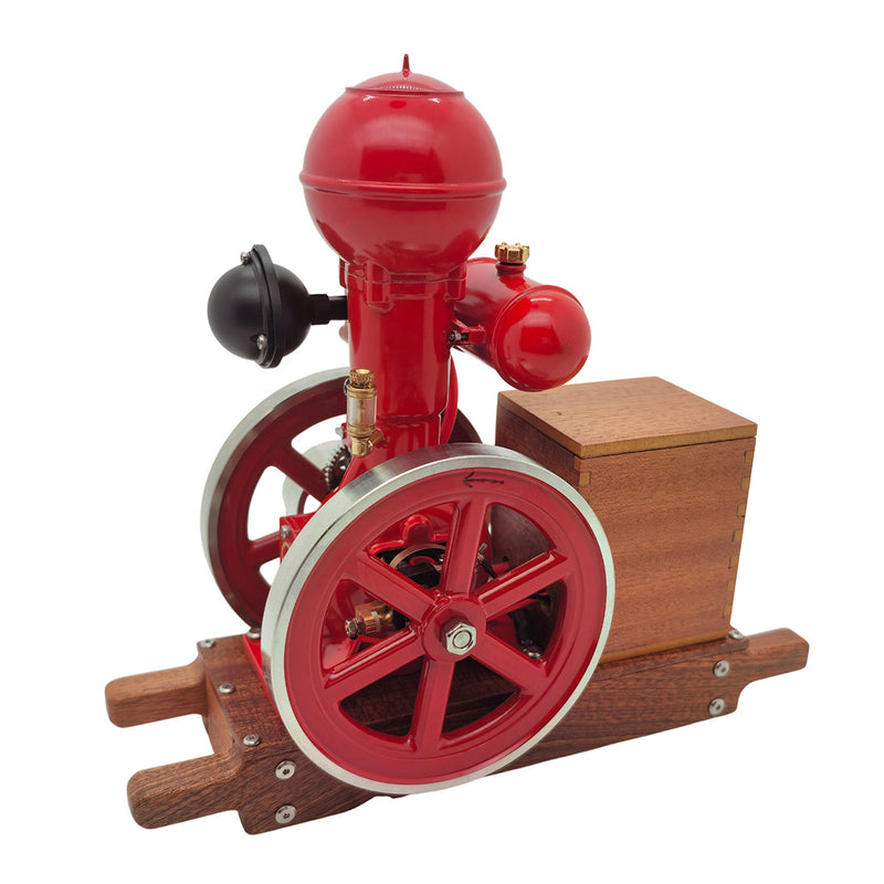 retrol & okmo b01 ball top miniature water-cooled single-cylinder 4-stroke hit and miss gasoline internal combustion engine model